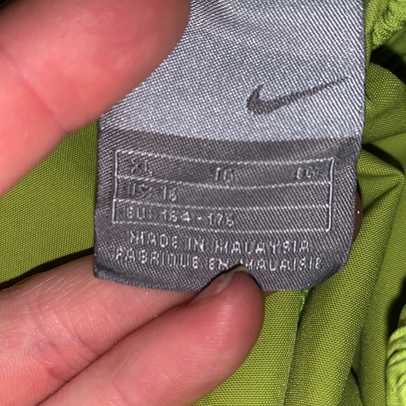 Nike green running shorts - Picture 2 of 3